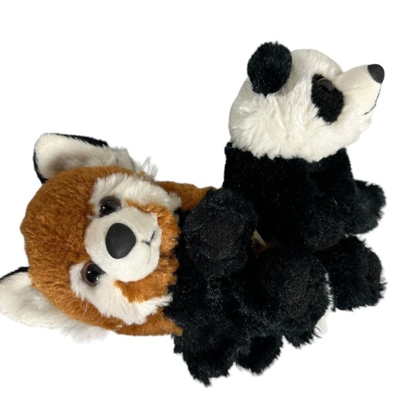 Wild Republic Kung Panda Pao Red Panda Switch-A-Rooz Reversible Plush 2014 - Picture 6 of 12